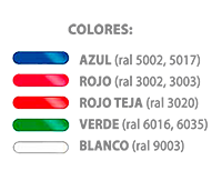 Opciones de pintura - Cobertecho